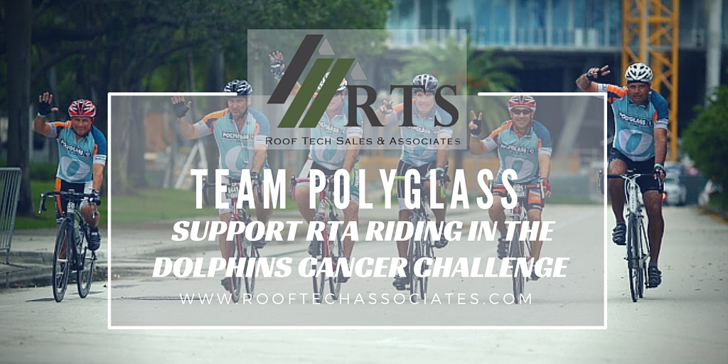 Team Polyglass Dolphins Cancer Challenge | Roof Tech Sales and Associates